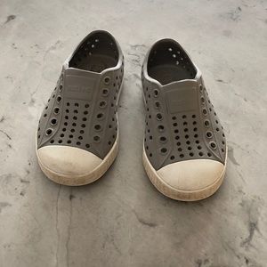 Grey native shoes